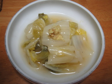 トロトロ白菜の生姜あんの写真