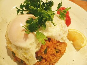 チキンライスナシゴレン風
