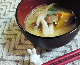 カボチャの味噌汁