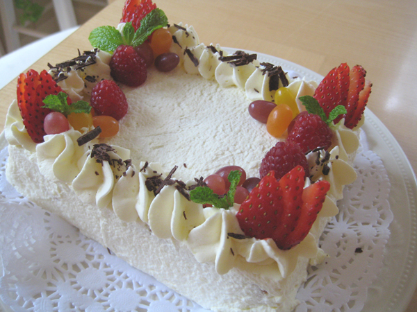 ジェリービーンの誕生日ケーキの画像