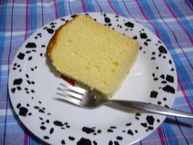 すだちDEシフォンケーキ♪