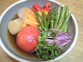 春野菜の煮びたし