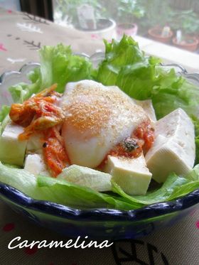 温玉豆腐サラダ