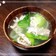 青梗菜と豚肉の中華スープ