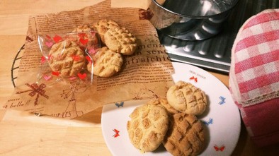 メロンパン風、ふんわりクッキーの写真