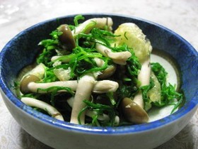 おかひじきと油揚げのおひたし
