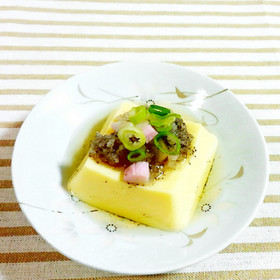 たまご豆腐に、蒲鉾ゆかり大根おろし♪