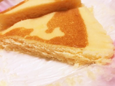 北海道チーズ蒸しケーキで！濃厚ケーキ♡の写真