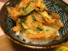 簡単♡かきあげ丼