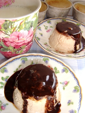 バナナチョコチーズプリン