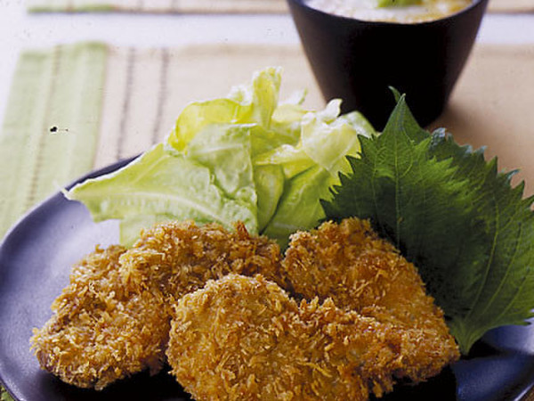 ヒレカツのとろろソース