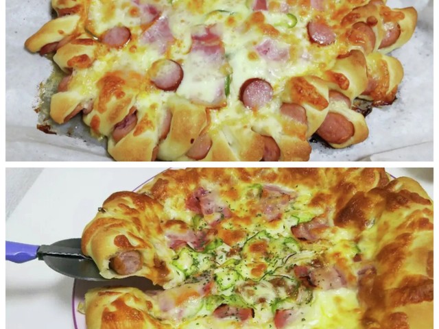 ミミも美味しいピザ ソーセージイン レシピ 作り方 By Pokoぽん 彡 クックパッド