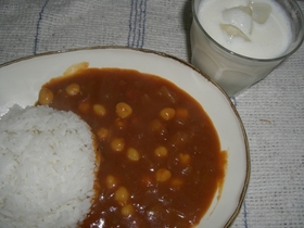 簡単!ひよこ豆カレー