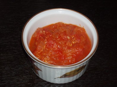 簡単トマトソースの写真