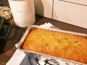 簡単HCMでしっとりバナナケーキ