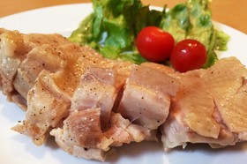 レンジで❁*+レモン香るローストチキン♡
