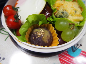 薩摩芋甘露煮で☆あんこ玉
