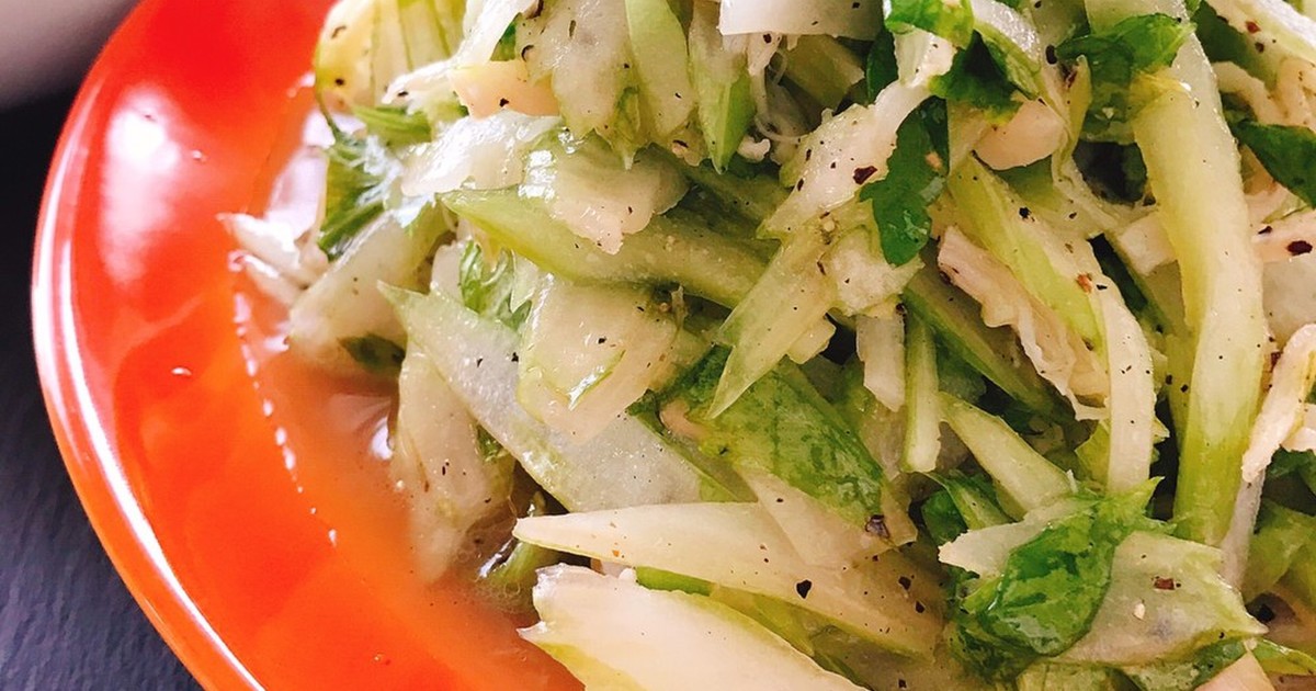 セロリとさきいかのイタリアンサラダ レシピ 作り方 By Kitchenこのは クックパッド