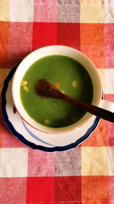 簡単・手軽・栄養！青汁コーンスープの写真
