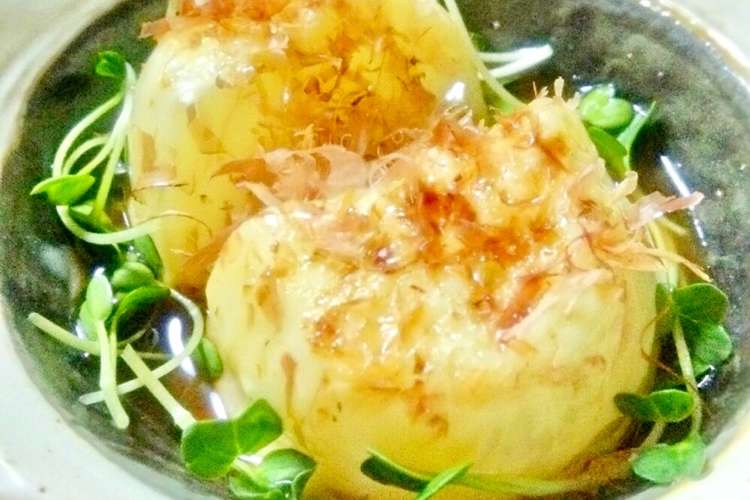 とろとろ レンジで新玉ねぎのポンチー蒸し レシピ 作り方 By ねっちゃんっ クックパッド 簡単おいしいみんなのレシピが352万品