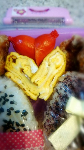 お弁当に甘くない卵焼き⭐ハムチーズ⭐