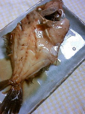 本カワハギの煮付け