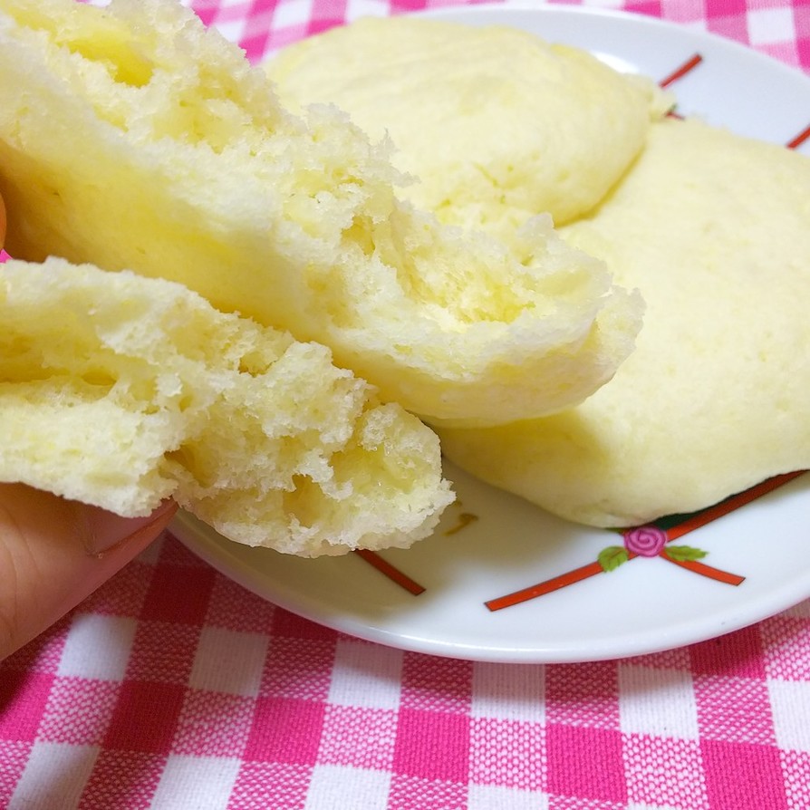 【龍愛】レンジでチーズ蒸しパンの画像