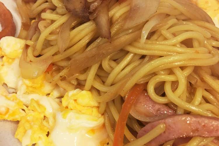 梅干しとポン酢のあっさり焼きそば レシピ 作り方 By りえぼす クックパッド