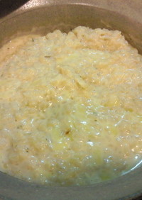 玄米ご飯のチーズリゾット