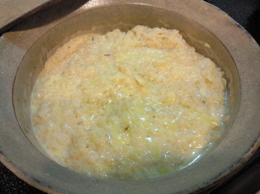 玄米ご飯のチーズリゾットの画像