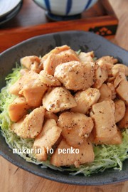 簡単*旨辛最高♪鶏胸肉の山賊焼きの写真