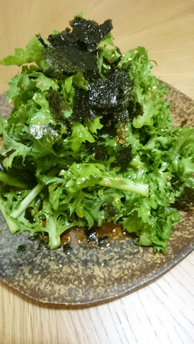 簡単美味しい!わさび菜のサラダ