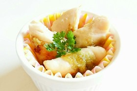 お弁当おつまみに❤ささみのわさび焼き