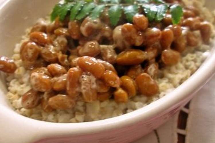 朝食に 簡単 オートミールの納豆リゾット レシピ 作り方 By Miyuki12 クックパッド 簡単おいしいみんなのレシピが356万品