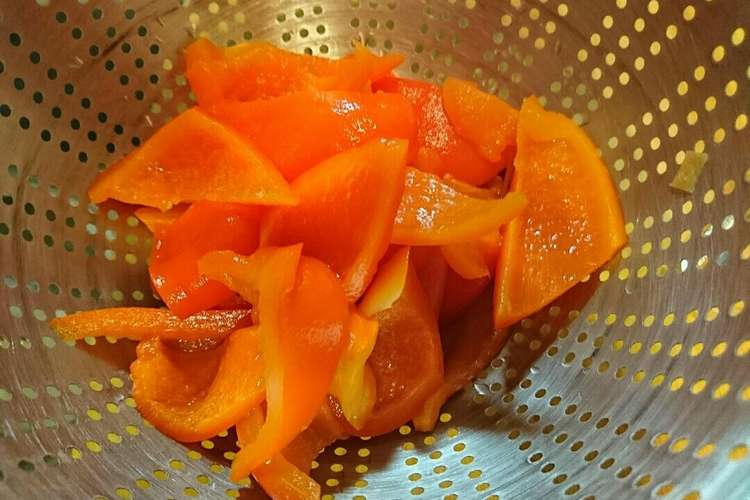 離乳食 パプリカの皮を綺麗に取る レシピ 作り方 By ゆきしゅんあや クックパッド