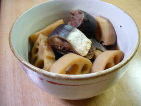 圧力鍋で骨までおいしい♪さんまの煮物