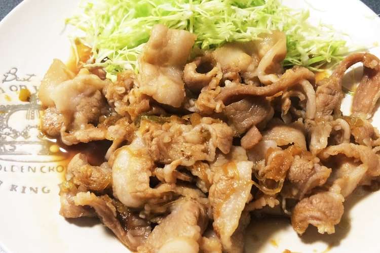 生姜 豚 焼き レシピ の