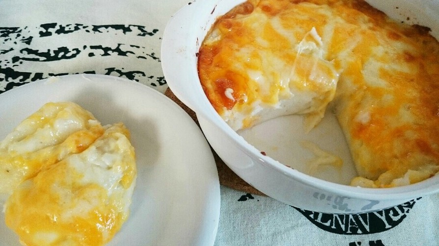 簡単♪コストコマッシュポテトのチーズ焼きの画像
