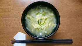 青じそ爽やか♪新玉ねぎと大根の味噌汁