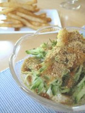 シャキシャキ胡瓜の冷奴