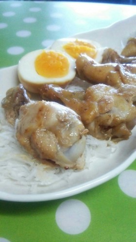 *手羽元のやわらか煮*一緒に煮卵*