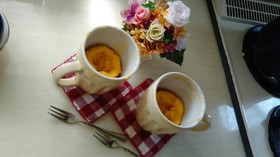 材料5つ!電子レンジでマグカップケーキ✩