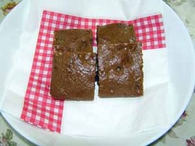 ホットケーキMIXで簡単♪ブラウニー