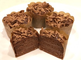 バレンタイン!本格チョコレートケーキプチ