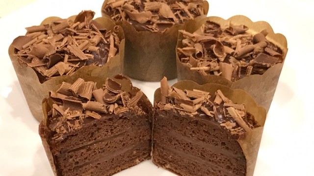 バレンタイン 本格チョコレートケーキプチ レシピ 作り方 By クックまいななパパ クックパッド
