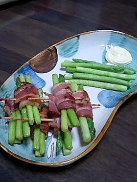 たっぷり食べたい!アスパラ二種盛り
