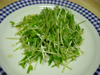 空芯菜の新芽の簡単サラダ♪の写真
