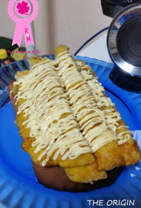 コーン天ぷらマヨ醤油トースト！