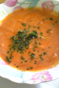 ☆美肌レシピ☆15分で豆乳トマトスープ☆