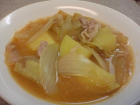 美味しい~♪カムジャタン風スープ